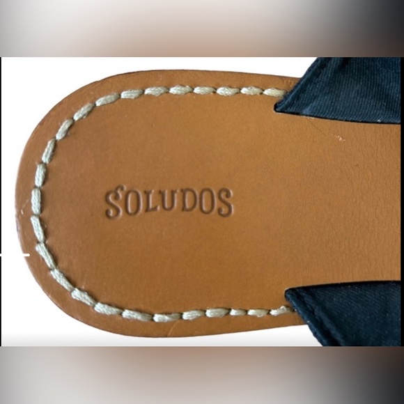 Soludos floral and beaded cross strap sandals - Picture 4 of 6